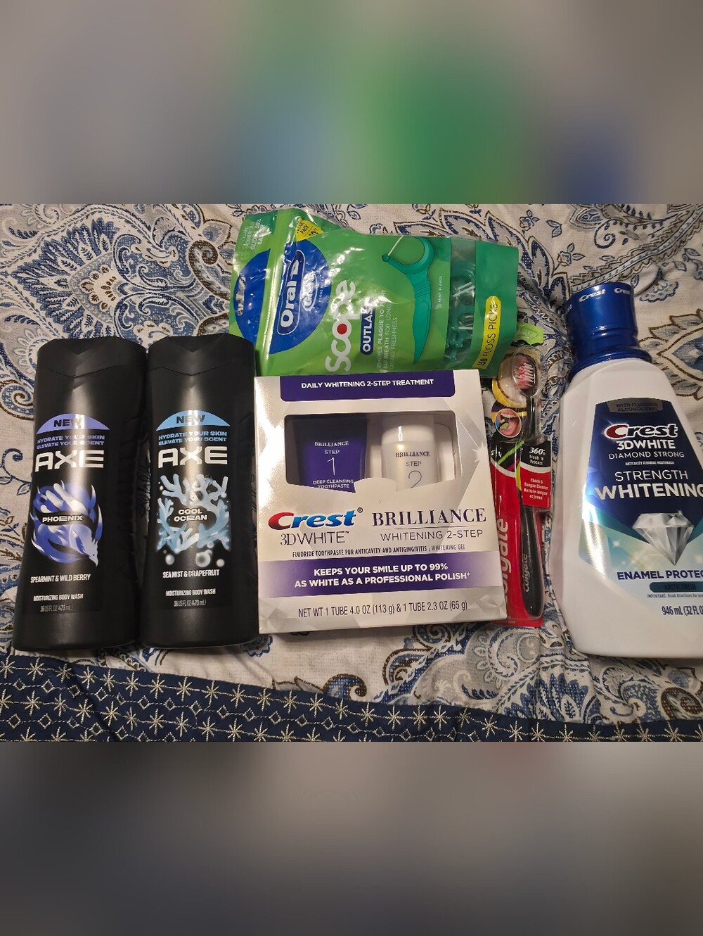 Selfcare Bundle Crest , AXE, Oral B. Men